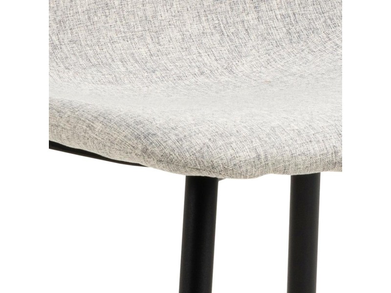 Krzesło Celia szare jasne/ czarne - ACTONA